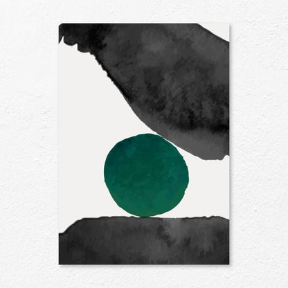 Watercolor Circle D