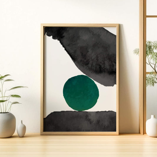 Watercolor Circle D